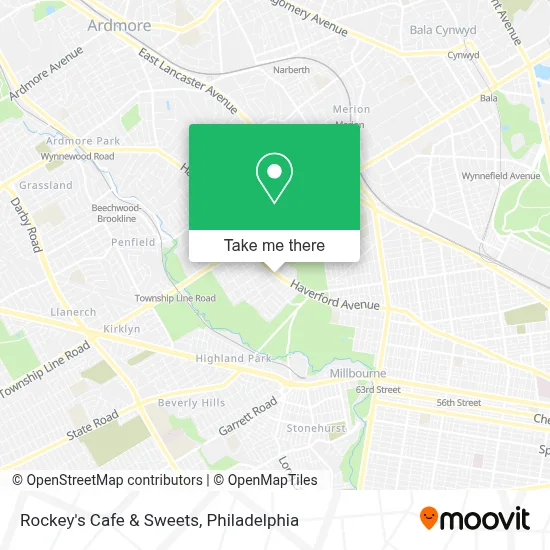Rockey's Cafe & Sweets map