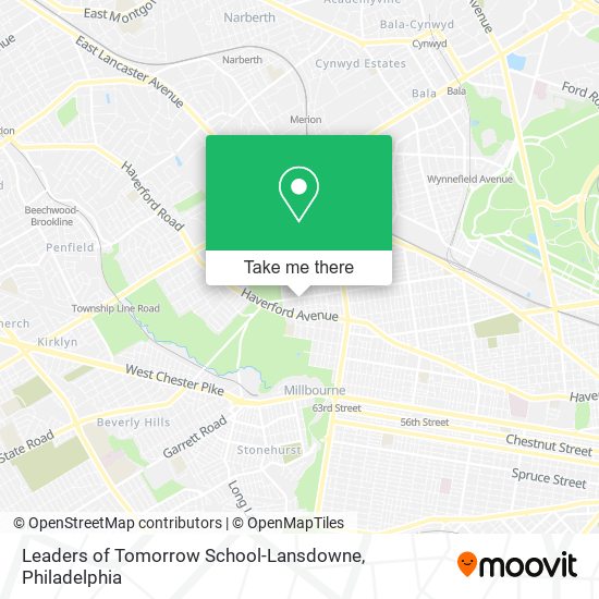 Mapa de Leaders of Tomorrow School-Lansdowne