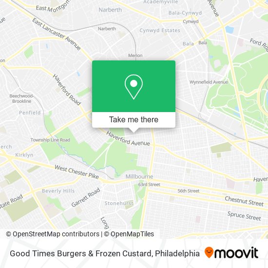 Good Times Burgers & Frozen Custard map