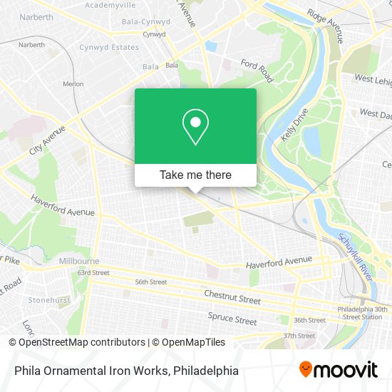 Phila Ornamental Iron Works map