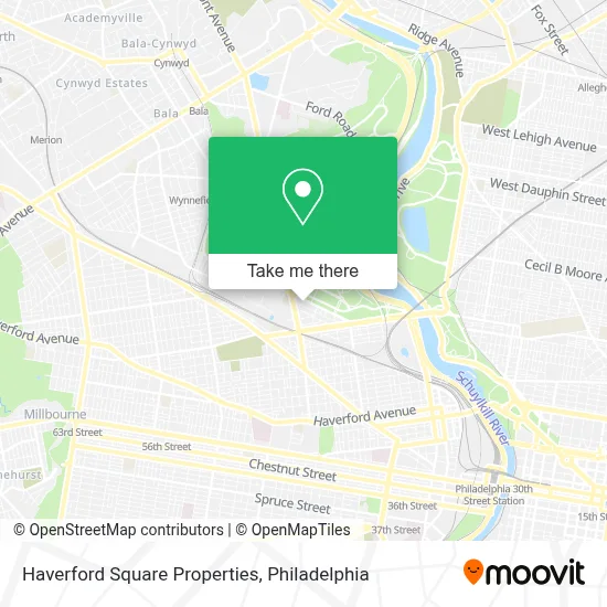 Haverford Square Properties map