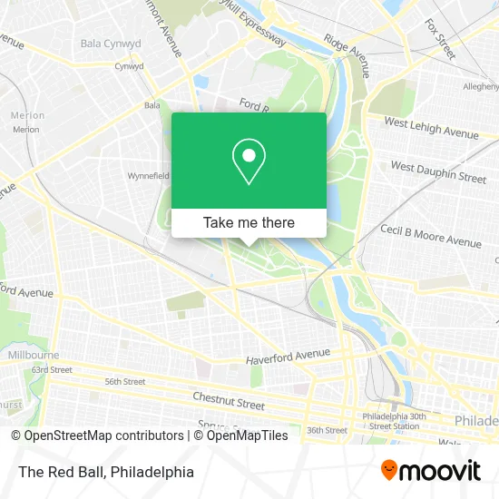 The Red Ball map