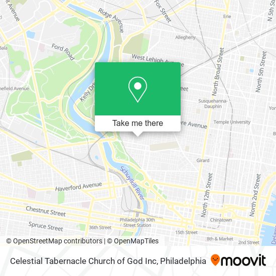 Mapa de Celestial Tabernacle Church of God Inc