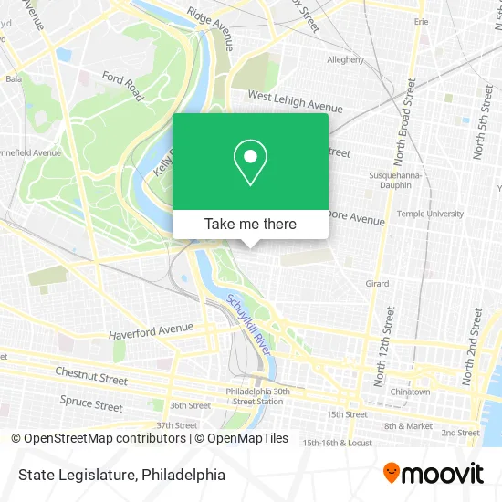 State Legislature map