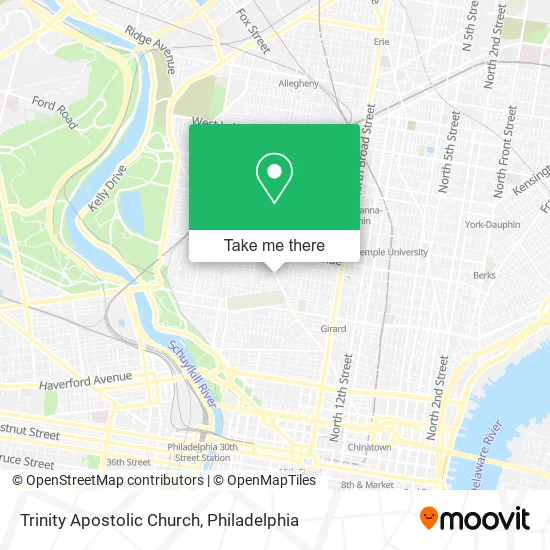 Trinity Apostolic Church map