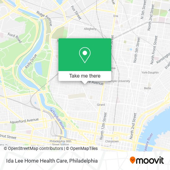 Ida Lee Home Health Care map