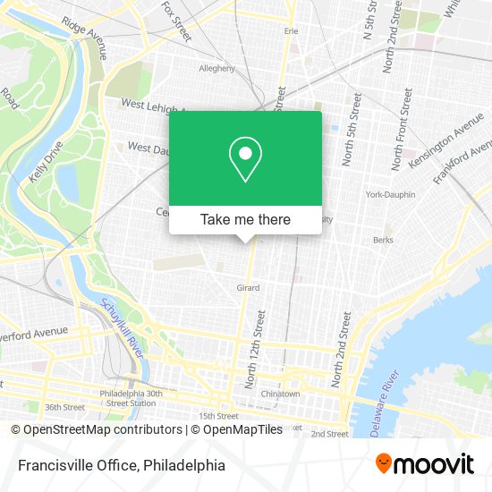 Mapa de Francisville Office