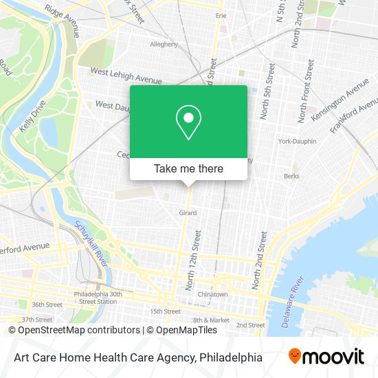 Art Care Home Health Care Agency map