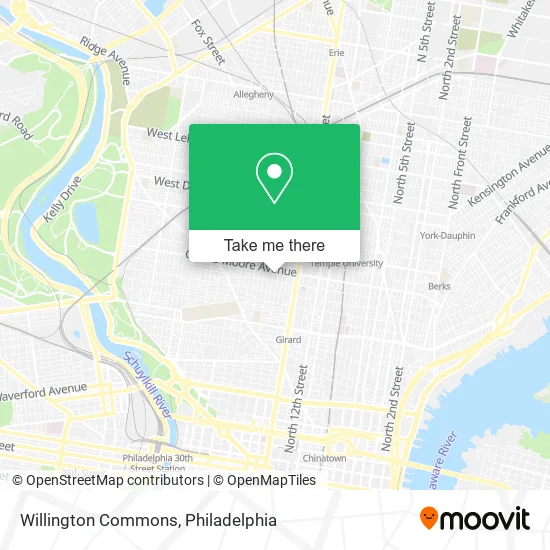 Willington Commons map