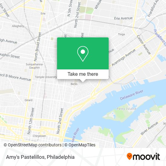 Amy's Pastelillos map