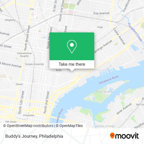 Buddy's Journey map