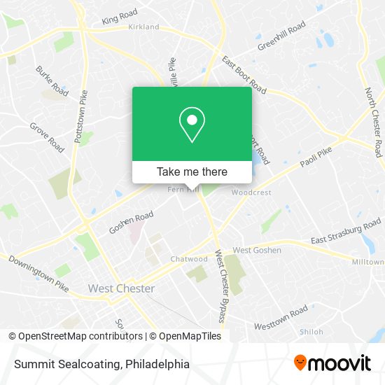 Summit Sealcoating map