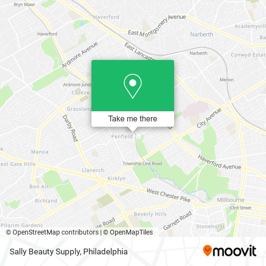 Mapa de Sally Beauty Supply