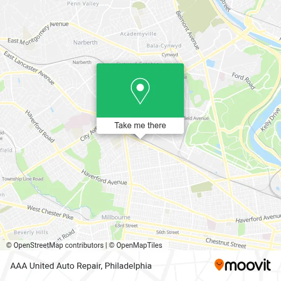 AAA United Auto Repair map