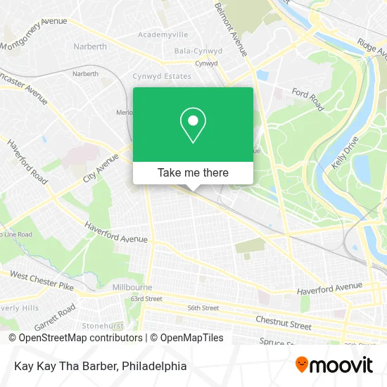 Kay Kay Tha Barber map