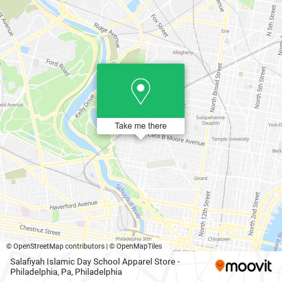 Salafiyah Islamic Day School Apparel Store - Philadelphia, Pa map