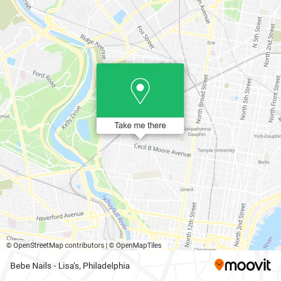 Bebe Nails - Lisa's map