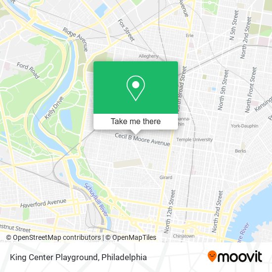 King Center Playground map