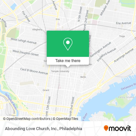 Abounding Love Church, Inc. map