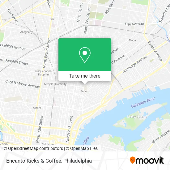 Encanto Kicks & Coffee map