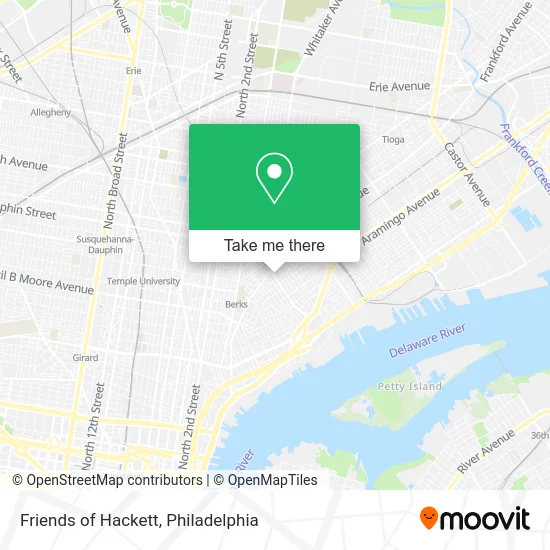 Friends of Hackett map