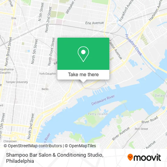 Shampoo Bar Salon & Conditioning Studio map