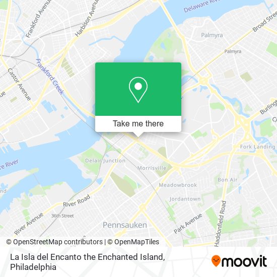 La Isla del Encanto the Enchanted Island map