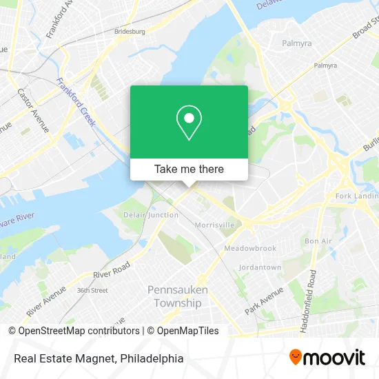 Real Estate Magnet map