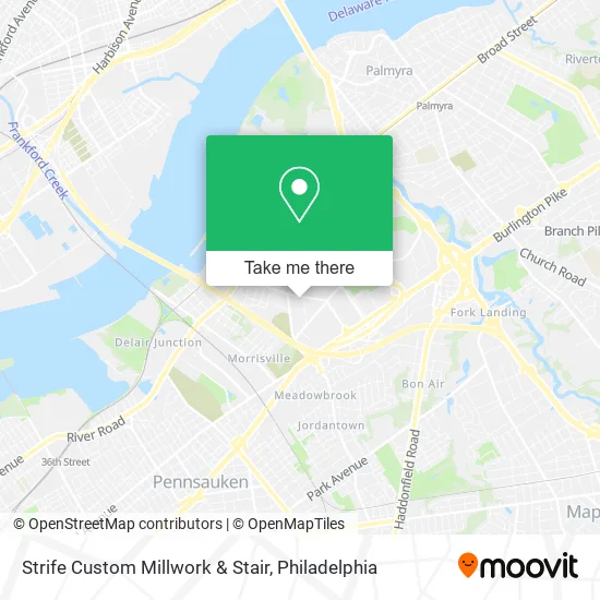 Strife Custom Millwork & Stair map