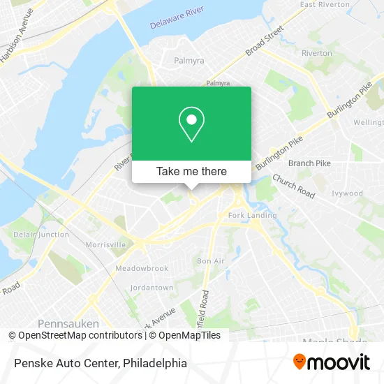 Penske Auto Center map