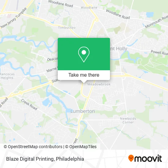 Blaze Digital Printing map