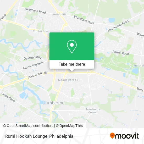 Rumi Hookah Lounge map