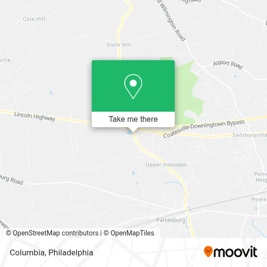 Columbia map