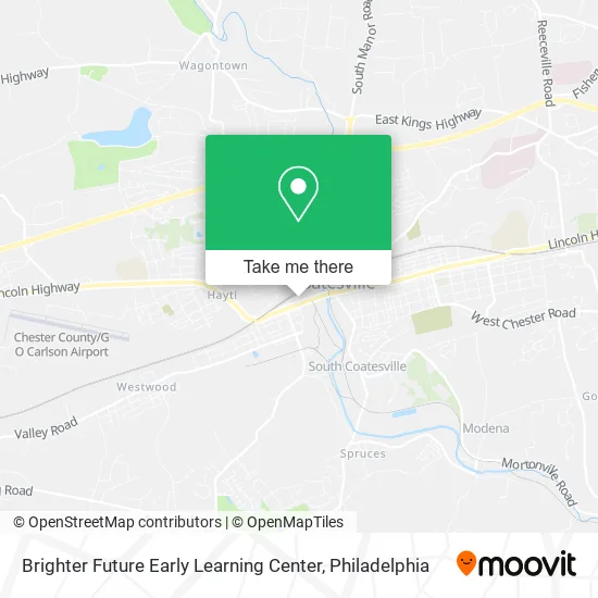 Brighter Future Early Learning Center map