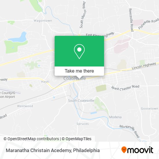 Mapa de Maranatha Christain Acedemy