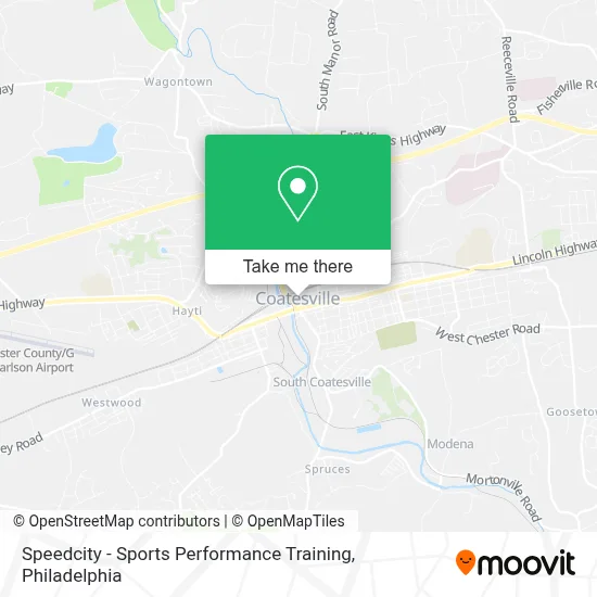 Speedcity - Sports Performance Training map