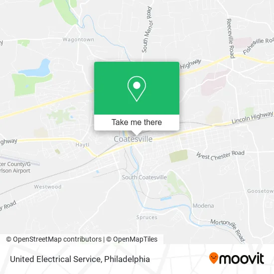 United Electrical Service map