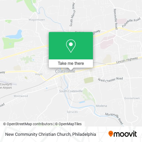 New Community Christian Church map