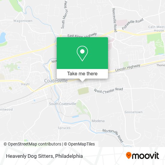 Heavenly Dog Sitters map