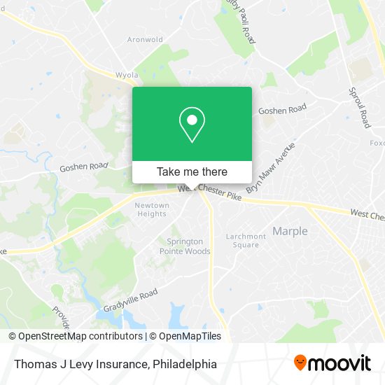 Thomas J Levy Insurance map