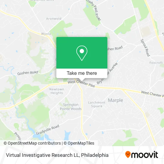 Virtual Investigative Research LL map