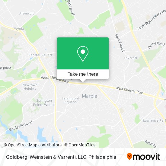 Goldberg, Weinstein & Varrenti, LLC map