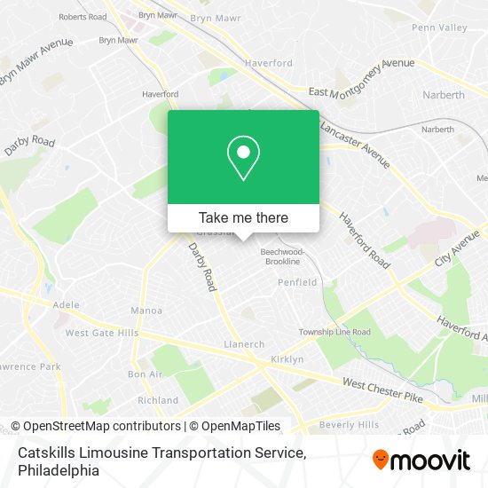 Catskills Limousine Transportation Service map