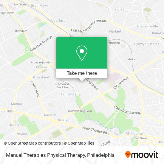 Mapa de Manual Therapies Physical Therapy