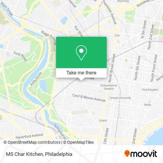 Mapa de MS Char Kitchen