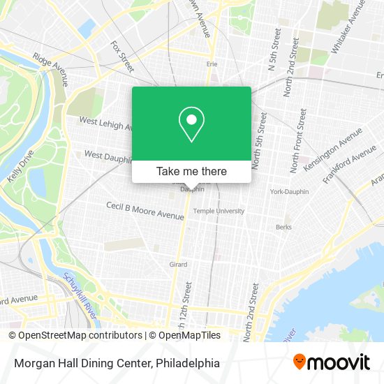 Mapa de Morgan Hall Dining Center