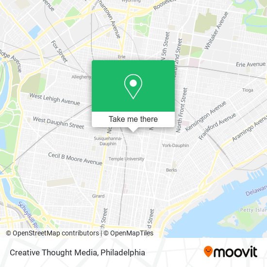 Creative Thought Media map