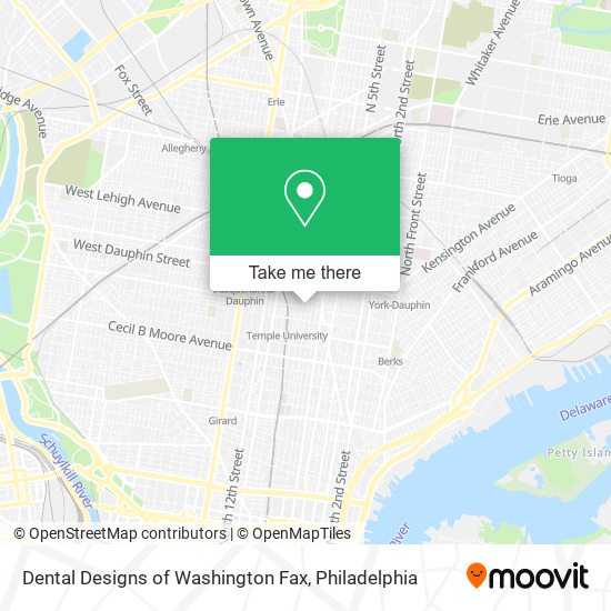 Dental Designs of Washington Fax map