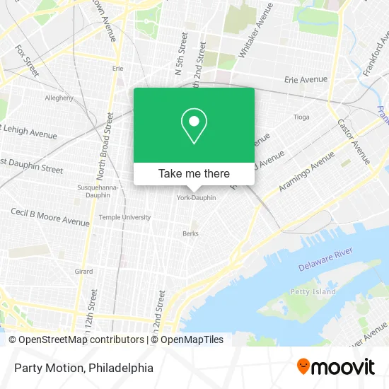 Party Motion map