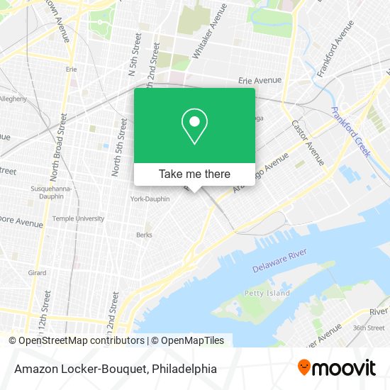 Mapa de Amazon Locker-Bouquet